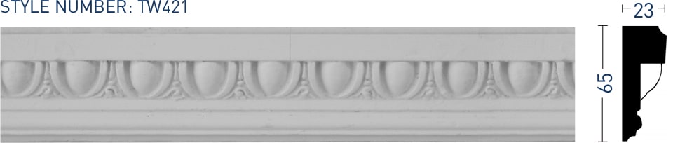 Panel Moulding TW421 - Thomas & Wilson London Cornicing Coving Plasterwork